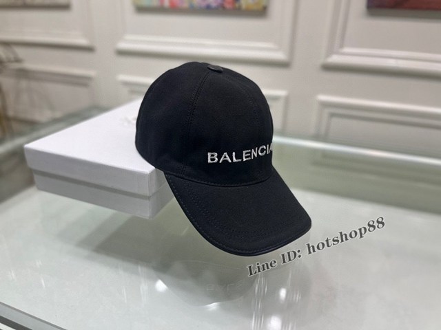 Balenciaga專櫃新款巴黎世家立體刺繡帆布經典原單棒球帽鴨舌帽 mmyj3017